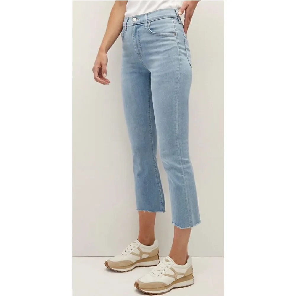 Veronica Beard CARLY KICK-FLARE JEAN | RAW HEM in Bail Out NWT Size 31/12
